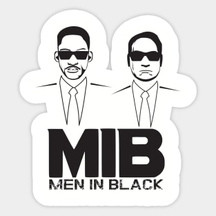 Men in black Sticker